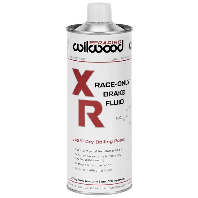 Wilwood XR Race-Only Dot-3 Brake Fluid 16.90 Oz Set of 12